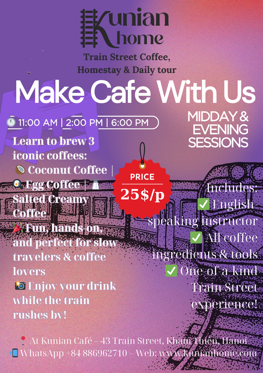 Make Coffee With Us (MIDDAY & EVENING SESSION)